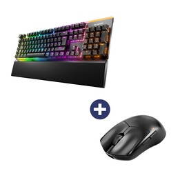 Be Quiet Mouse Dark Perk Sym + Supporto per luce tastiera LED RGB lineare silenzioso