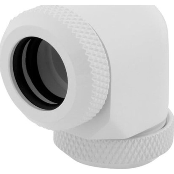 Corsair Hydro X Series XF Hardline Connectors 90° 12mm OD Kit de 2 Blancs