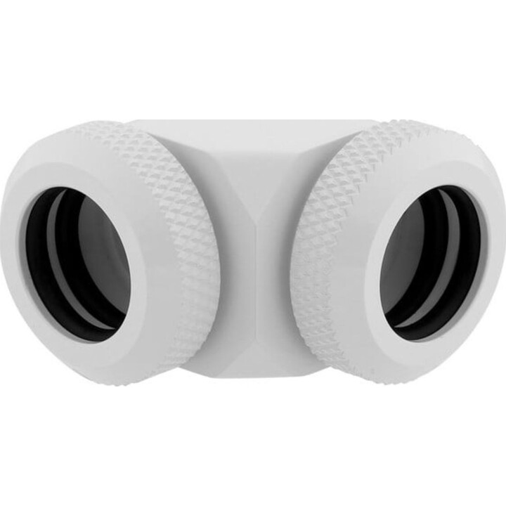 Corsair Hydro X Series XF Hardline Connectors 90° 12mm OD Kit de 2 Blancs