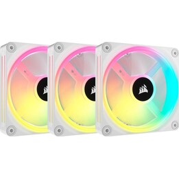 Corsair QX120 RGB 120mm Triple Pack White Fan