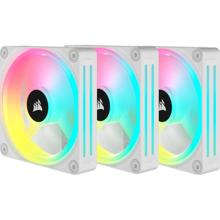 Corsair QX120 RGB 120mm Triple Pack Weißer Lüfter
