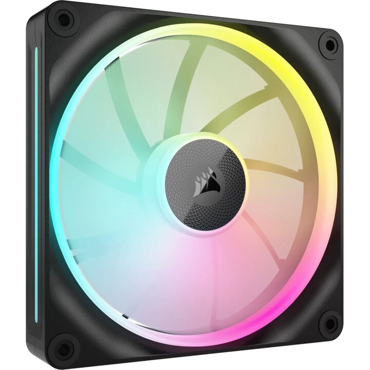 Corsair PWM iCUE LINK LX140 RGB Expansión de Ventilador Dual 140 mm Negro