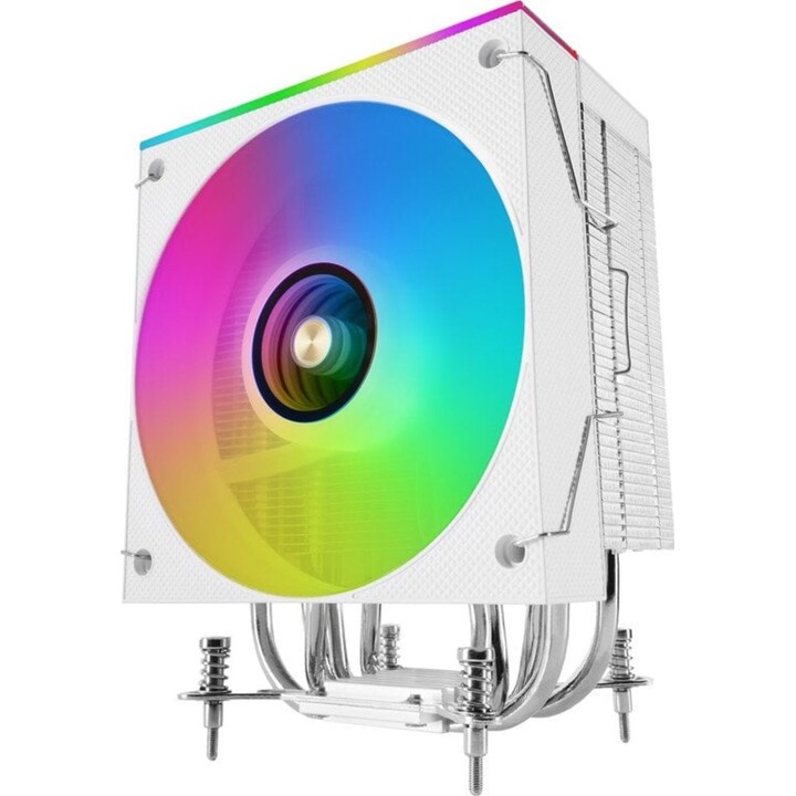 Mars Gaming Mcpu-lcd CPU Lüfter CPU Kühlkörper 300w Tdp 6x Heatpipes Argb Lüfter 120mm Weiß Lcd Bildschirm
