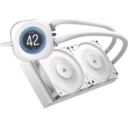 Corsair Nautilus 240 RS Kit di raffreddamento a liquido LCD 240 mm 2 ventole IPS Bianco