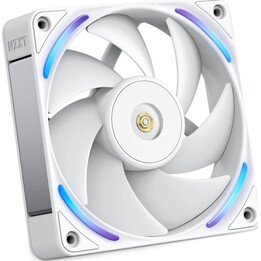 NZXT F120X Ventilador de PC branco de 12 cm com iluminação LED e pino de 4 pinos