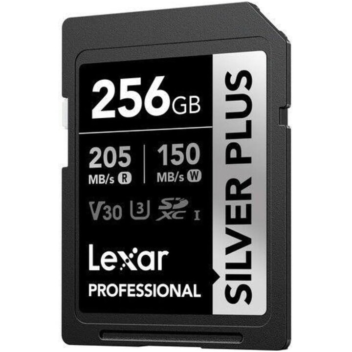 Scheda SD Lexar Professional SILVER PLUS 256 GB SDXC UHS-I V60 205MB/s