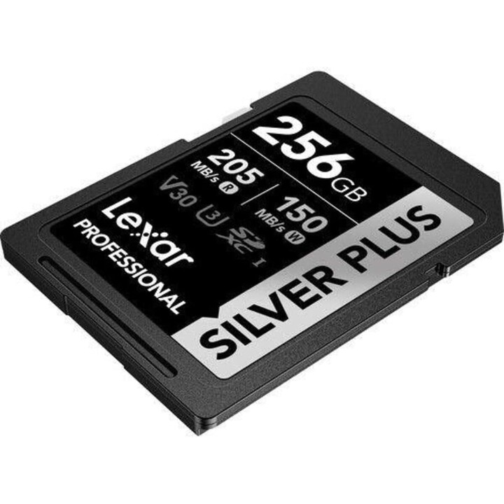Tarjeta SD Lexar Professional SILVER PLUS 256GB SDXC UHS-I V60 205MB/s