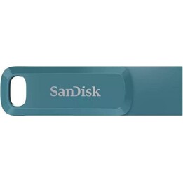 Unidade Flash USB SanDisk Ultra Dual Drive Go 128GB USB-C e USB-A Azul