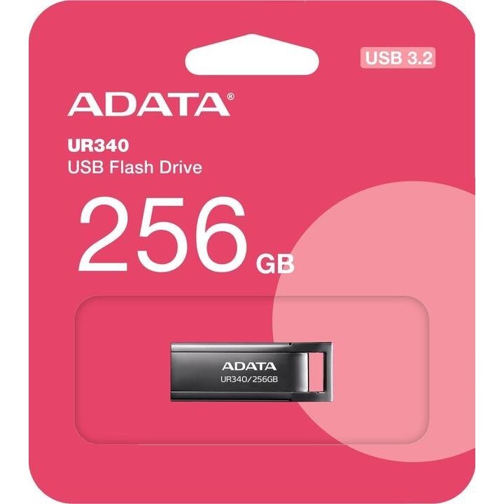 Memory Drive Flash USB3.2 256G/BLACK AROY-UR340-256GBK Adata