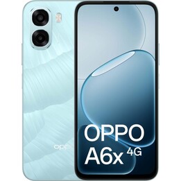 Oppo A6x, 4 Go 128 Go, 6,75 LCD HD+, 6100 mAh, bleu glacier
