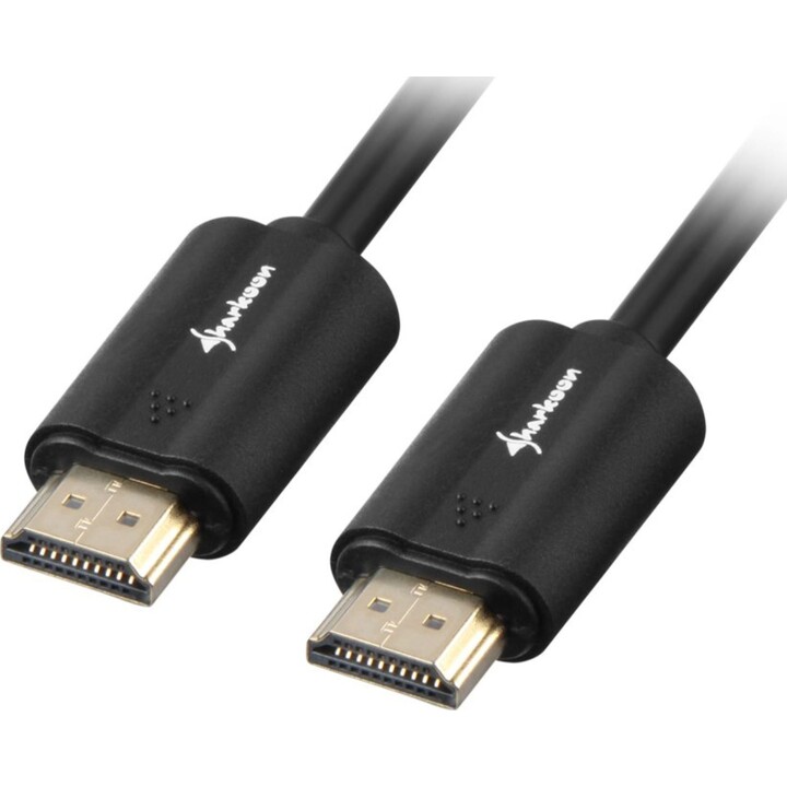 Sharkoon Cable HDMI 2.0 4K 7.5m Negro - Cable HDMI