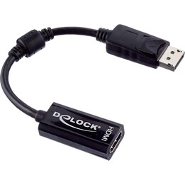Delock Displayport a HDMI Negro - Adaptador