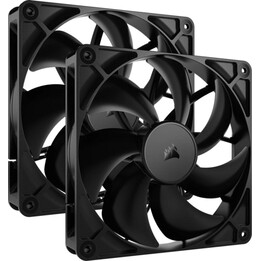 Corsair RS140 Dual Pack of 140mm PWM Auxiliary Fans - Black