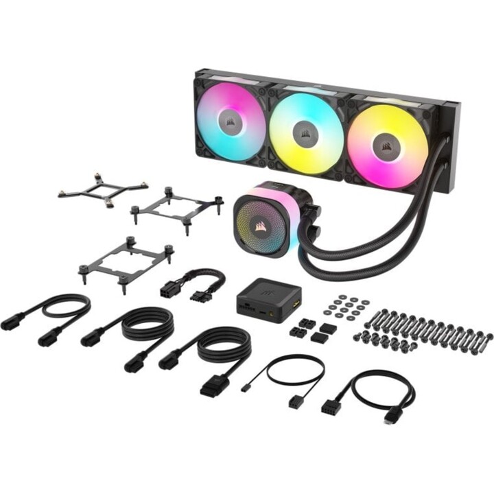 Corsair iCUE LINK TITAN 360 RX RGB Kit Refrigeración Líquida 360mm Negra