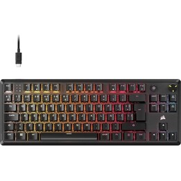 Corsair K70 Core TKL RGB Switch MLX Rosso Nero