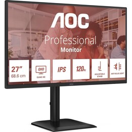 AOC E4 Q27E4CV Computerbildschirm 68,6 cm (27") 2560 x 1440 Pixel Quad HD LED Schwarz
