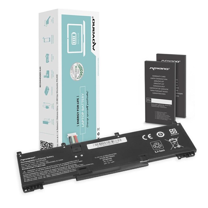 Batterie compatible pour ordinateur portable HP RH03XL V2 11,4 V 4150 mAh Movano