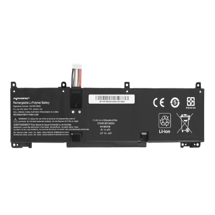 Batterie compatible pour ordinateur portable HP RH03XL V2 11,4 V 4150 mAh Movano