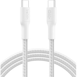 Cabo trançado USB-C para USB-C de 240 W, 2 m, branco