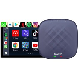 CARLINKIT Adapter Wireless AI Box mit Android 13 – 8GB+128GB für Original-Autoradios mit CarPlay (blau)