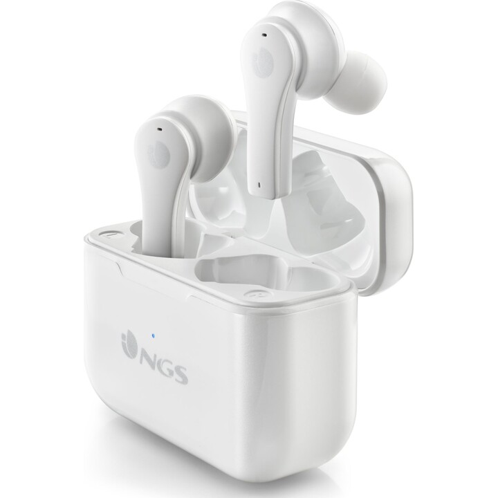 NGS Artica Bloom Cuffie senza fili con controllo tattile Bianco