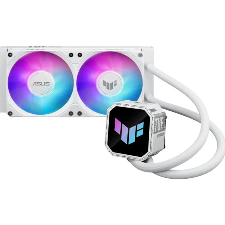 Kit de refroidissement liquide ASUS TUF Gaming LC III 240mm 2 ventilateurs ARGB Blanc