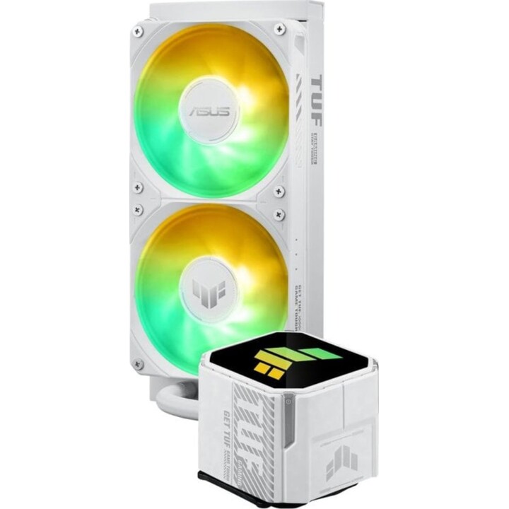 Kit de refroidissement liquide ASUS TUF Gaming LC III 240mm 2 ventilateurs ARGB Blanc