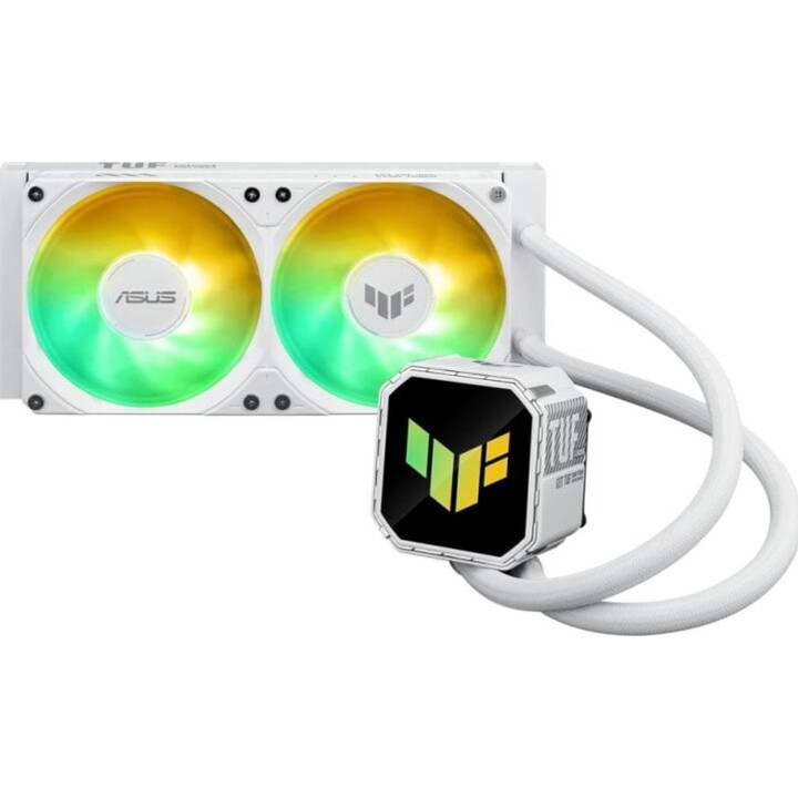 Kit de refroidissement liquide ASUS TUF Gaming LC III 240mm 2 ventilateurs ARGB Blanc
