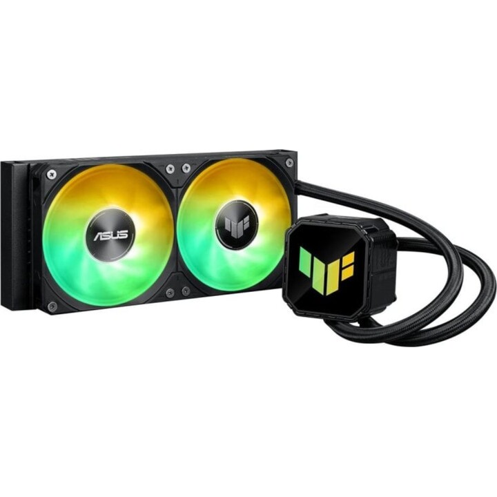 ASUS TUF Gaming LC III Kit di raffreddamento a liquido da 240 mm con 2 ventole ARGB Multicolor