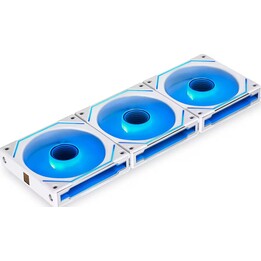 Lian Li Uni Fan SL-INF 120 Wireless ARGB a pale invertite da 120 mm Confezione tripla Bianco