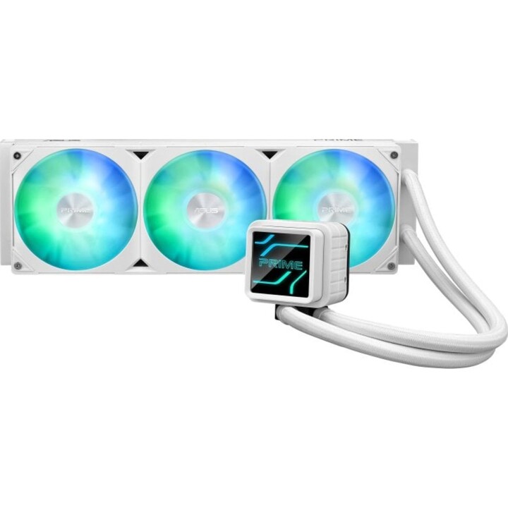 Système de refroidissement liquide ASUS Prime LC 360 ARGB White Edition 360mm 3 ventilateurs RGB Lighting