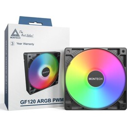 Gehäuselüfter 120 mm/RX120 PWM Schwarz 3 in 1 Montech