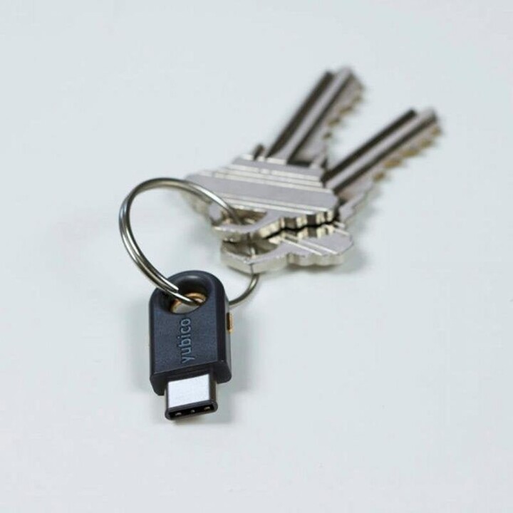 Yubico YubiKey 5C USB-C Advanced Multi-Platform Authentication Keychain, Black