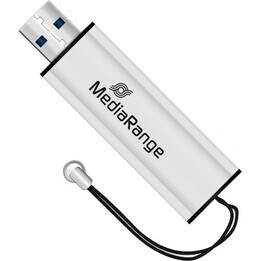 CHIAVETTA USB 3.2 128GB MEDIARANGE MR918 USB Tipo-A / Micro-USB - Dia - Nero - Argento