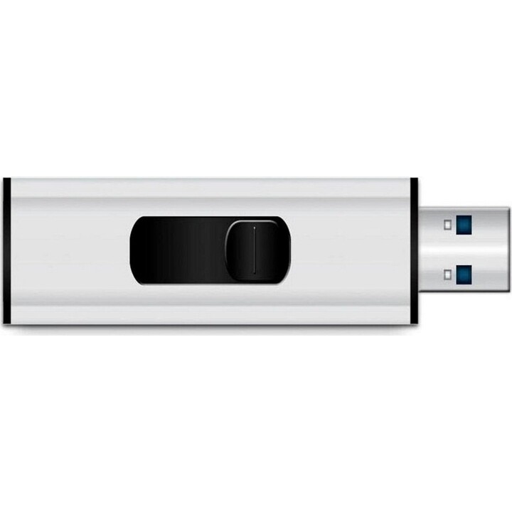Memory Stick USB 3.0 Mediarange 256GB - Mini trasmissione flash USB con meccanismo scorrevole e portachiavi
