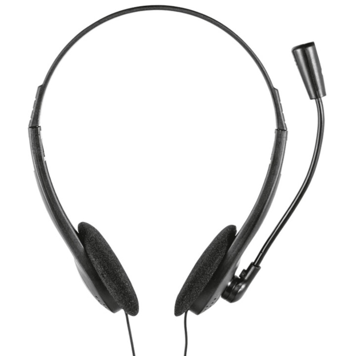 Trust Primo Chat Headset per PC e laptop, lunghezza cavo 1,8 m, con microfono e connessione jack da 3,5 mm