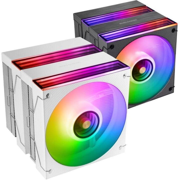 Lüfter mit Kühlkörper Mars Gaming MCPU-X26/ 12cm/ Weiß