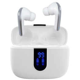 Cuffie True Wireless - True Sound IGGUAL, In-ear, Bluetooth, bianco