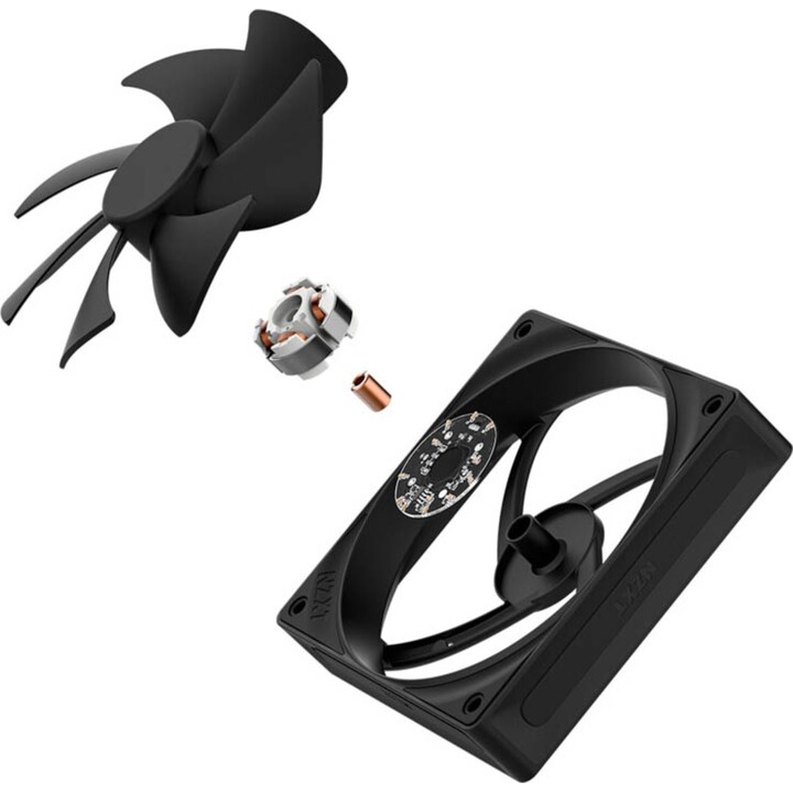 NZXT F120P Statischer Druck PWM Lüfter 120mm Schwarz