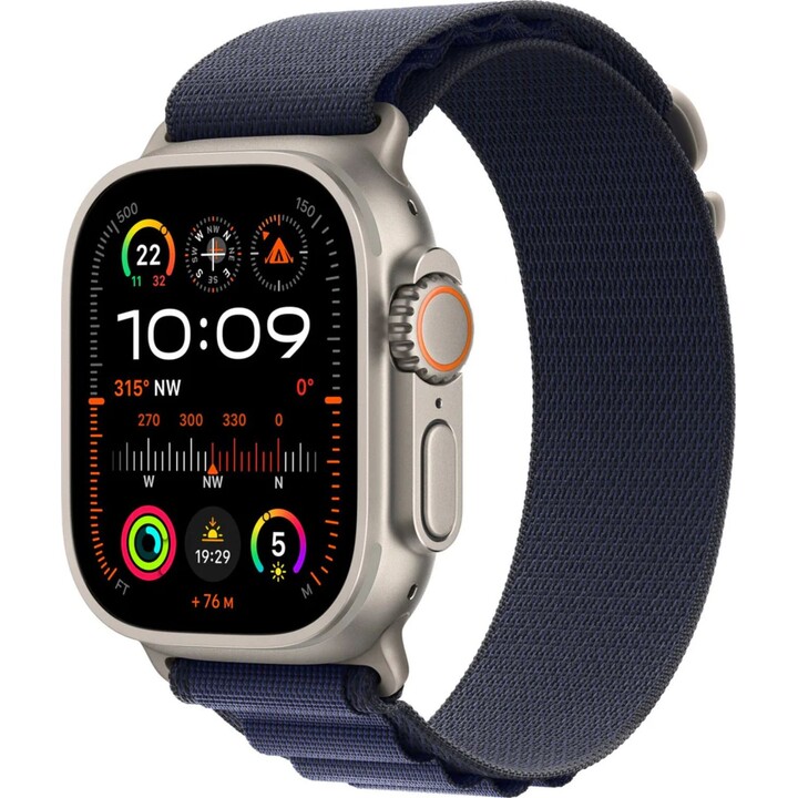 Cinturino Apple Watch 49 mm Alpine Loop Navy/Titanio