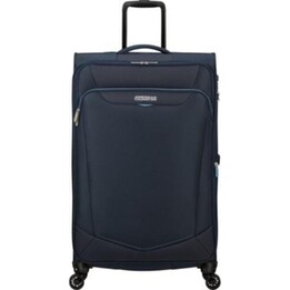 American Tourister SummerRide Suitcase 80cm Navy Blue 111L TSA Expansível 4 Rodas