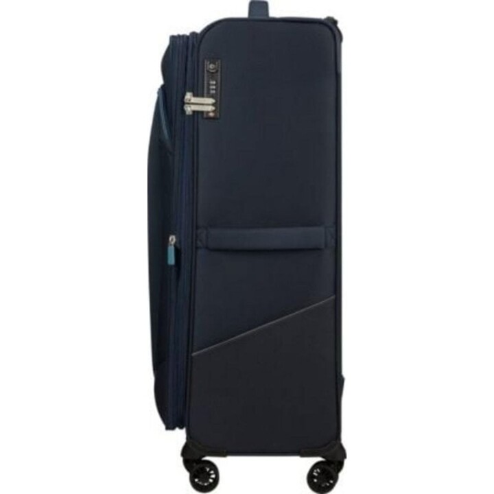 American Tourister SummerRide Suitcase 80cm Navy Blue 111L TSA Expansível 4 Rodas