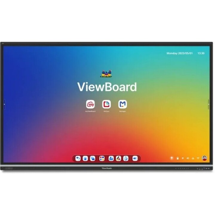 ViewSonic IFP8634 VS20438 : écran interactif 4K UHD de 86 pouces, tactile 40 points, Android 14 EDLA, 400 nits