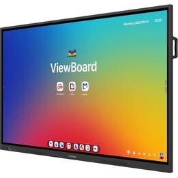 ViewSonic IFP7534 VS20437 75" 4K UHD Interactive Display, 40-Punkt-Touch, Android 14 EDLA