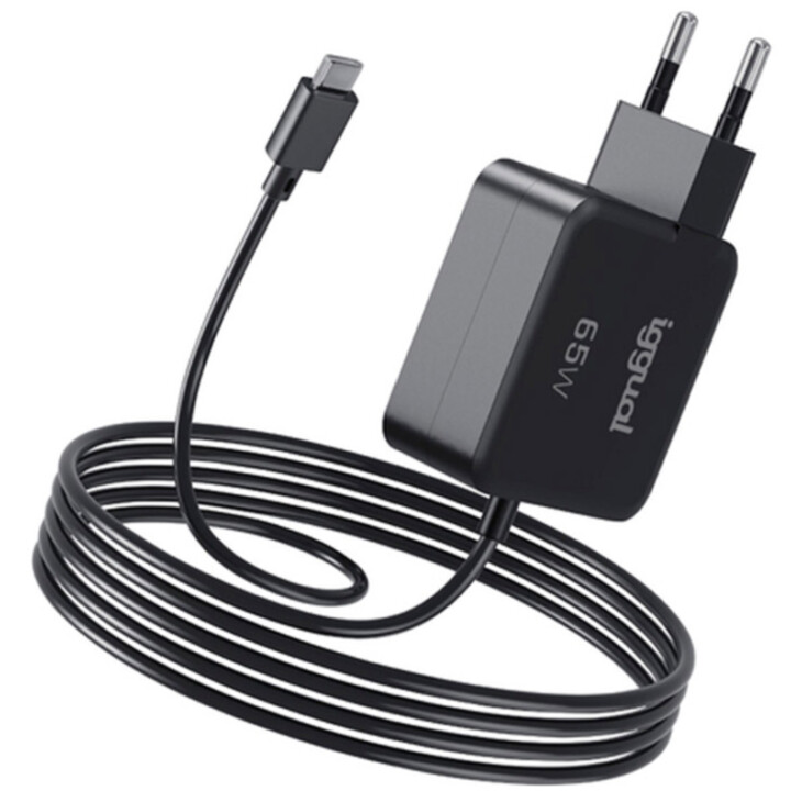 Carregador USB IGGUAL para computadores portáteis e telemóveis Tipo C PD 65W
