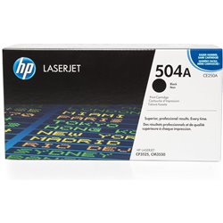TONER HP 504A BLACK CP3525 CM3530 5000 PAG