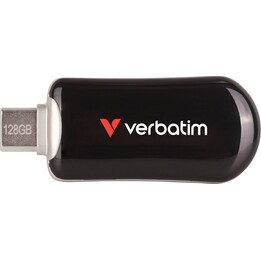 Pendrive USB-C STICK 128GB Verbatim Plectra Preto 30225