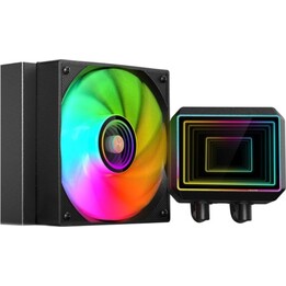 Mars Gaming ML-TWO120 Black 12x12 Liquid Cooling System with ARGB Lighting and TPD 300W