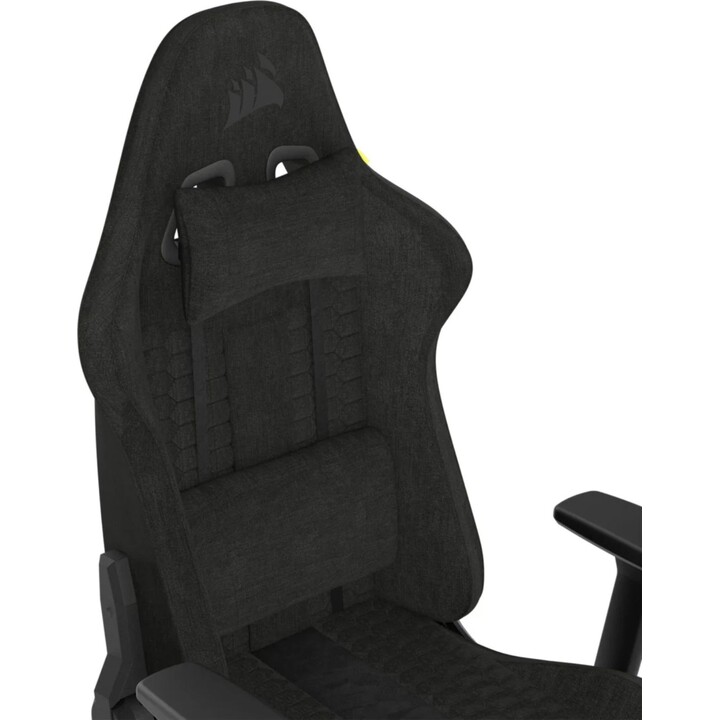 Silla Corsair Gaming Tc100 Relaxed Leatherette Fabric Negra
