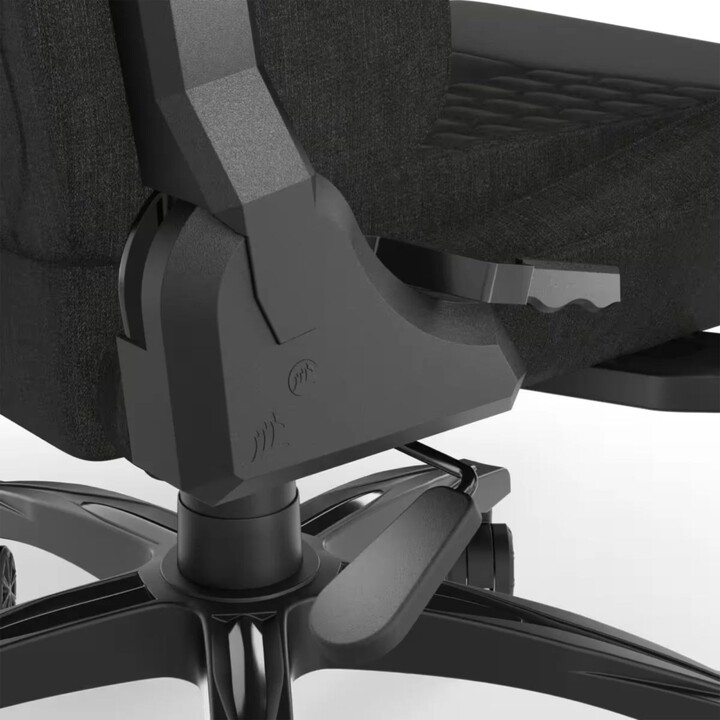 Corsair Gaming Tc100 Relaxed Leatherette Fabric Black Chair